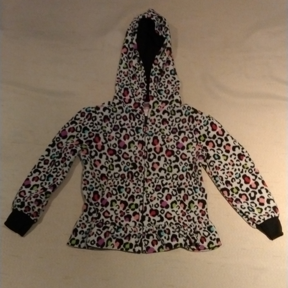 Leopard print kids jacket